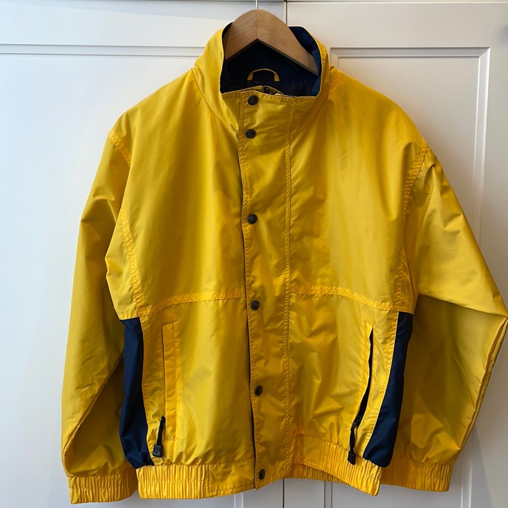 Vintage Kobe jacket, windbreaker, yellow, Size 14/16